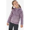 QUECHUA Detská turistická mikina NH500 fleecová 2 - 6 rokov fialová 89-95 cm