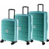 Cestovné kufre set 3ks Gladiator MAGIC S,M,L 209 L petrolejová