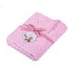 DuetBaby deka dvojvrstvová minky + wellsoft ružová