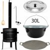 Perfect Home PL-Set-78 Kotlíková súprava 30L, 6ks – kotlina/kotlík/pokrievka/varecha/naberačka/platňa