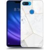 Picasee silikónový čierny obal pre Xiaomi Mi 8 Lite - White tile