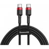 Baseus CATKLF-H91) Cafule USB-C/C PD 2.0 QC 3.0 60W, 2m, černý