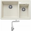 Blanco LEGRA 8 biela soft 527089 + Blanco MILA chróm 519414