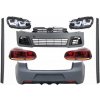 KITT Complete Body Kit suitable for VW Golf VI 6 MK6 (2008-2013) R20 Design with Headlights LED RHD and Taillights Dynamic Turning Light