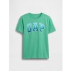 GAP Detské tričko s logom Zelená XXL Zelená Zelená