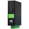 Waveshare 2-Ch RS485 to RJ45 Ethernet Serial Server, Dual channels RS485 independent operation, POE ETH Port