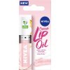 Nivea Caring Lip Oil Clear Glow Ošetrujúci olej na pery 5,5 ml