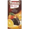 Torras Bezlepková horká čokoláda s pomarančom bez pridaného cukru 75 g