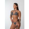 Nebbia MACEIÓ bikini vrchný diel - zebra 756 - WHITE - M