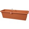 PLASTKON Truhlík samozavlažovací EXTRA LINE SMART plastový terakota - 60cm