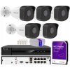 Súprava na IP monitoring 5Mpx 5 Kamier IPCAM-B5, Záznamník 8ch s PoE, MD 2.0 - HiLook by Hikvision