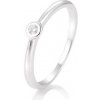SOFIA DIAMONDS prsteň z bieleho zlata s diamantom 0,05 ct BE41/85771-6-W