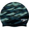 Speedo Printed Silicone Cap - dark teal semi tide uni