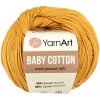 YarnArt Baby Cotton 433 medová žltá