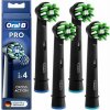 Náhradná hlavica Oral-B EB 50-4 PRO Cross Action Black, 4 ks