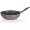 BANQUET Panvica WOK s nepriľnavým povrchom NATURAL STONE 28 x 7,8 cm - VÝPREDAJ