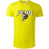 Judo v boji - Tričko z organickej bavlny - 3XL ( Citrónová )