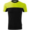 MALFINI COLORMIX 109 / Viacfarebné unisex tričko - limetková/čierna XXXL