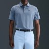 Pánska polokošeľa Nike Golf Dri-FIT TOUR PIPING POLO LT ARMORY modrá L