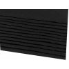 Látková dekoratívna plsť / filc 20x30 cm - 2 ks 4 (F77) čierna