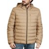 Geox Kabáty M2628A T2937 M DENNIE HOOD JACKET Hnedá