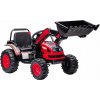 Joko elektrický Traktor Pushdozer s Predným Nakladačom červená
