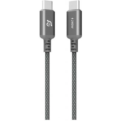 Adam ACBADP200GY USB-C na USB-C 240W, 2m, šedý