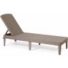 Allibert Jaipur Sun Lounger cappuccino