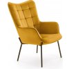 Nábytek PEGAS s.r.o. Křeslo CASTEL, hořčicové