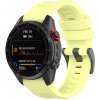Jednofarebný QuickFit remienok pre Garmin 22mm - Žltý GRM-GS04-02