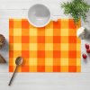 Biante Bavlnené prestieranie na stôl Olivia OL-003 Oranžovo-žltá kocka veľká 30x40 cm