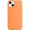 iPhone 13 mini Silicone Case s MagSafe - Marigold design (oranžový)