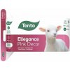 Toaletný papier, 3 vrstvový, malý kotúč, 16 kotúčov, TENTO Ellegance Pink Decor, biela
