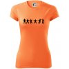 Karate postavy - Dámske Fantasy športové (dresovina) - XL ( Neon mandarine )