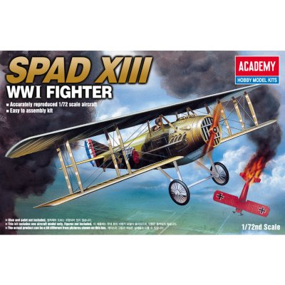 Academy Model Kit letadlo 12446 SPAD XIII WWI FIGHTER 36-12446 1:72