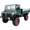 Amewi 22632 Unimog Basic grün elektrický RC model nákladného automobilu RtR 1:12