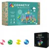 Connetix Tiles Kuličkodráha (92 ks) + svítící kuličky Cleverclixx