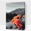 Vymalujsisam.sk Maľovanie podľa čísiel - Vlčí mak v horách Veľkosť: 40x60cm, Rám: Na kartónovej doske