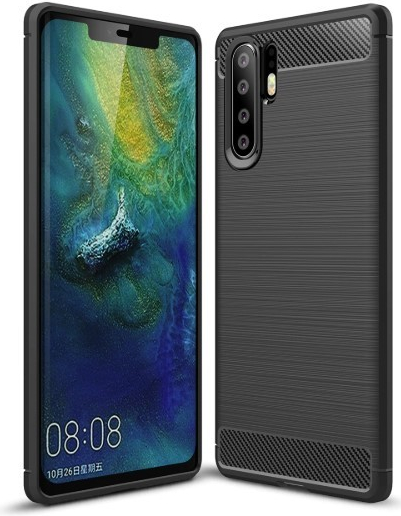 Púzdro Beweare Ohybné carbon Huawei P30 Pro - čierne