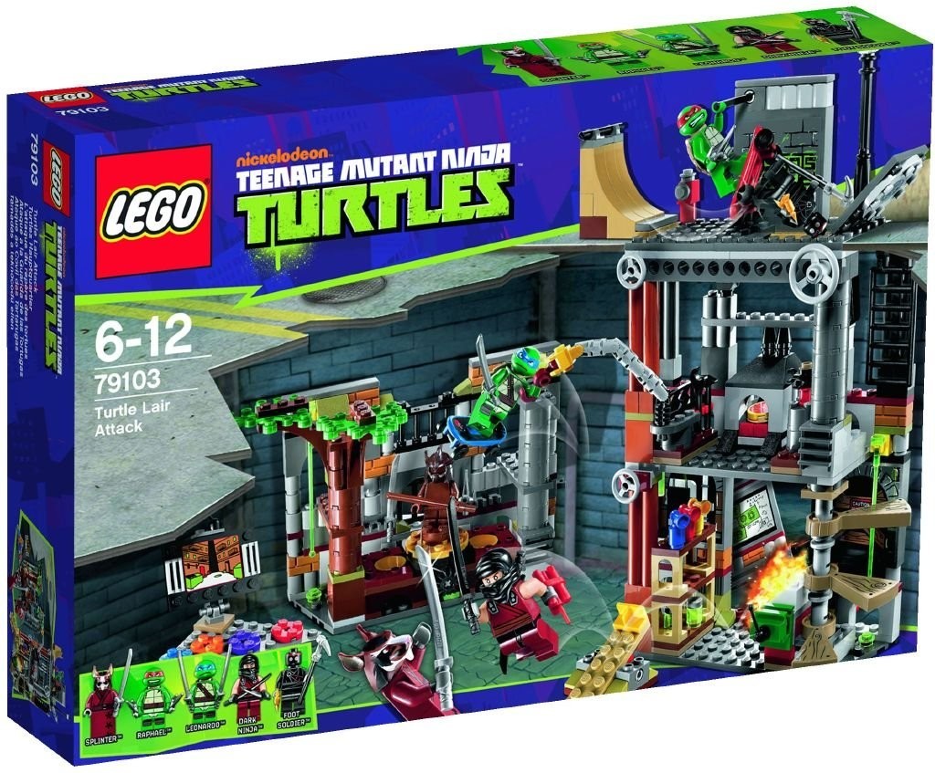 LEGO® 79103 Ninja Turtles Útok na želví doupě od 264,9 € - Heureka.sk