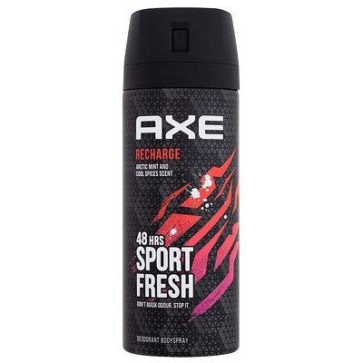 Axe Recharge Arctic Mint & Cool Spices 150 ml deodorant ve spreji bez obsahu hliníku pro muže