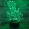 3Dmix 3DL-SMRT039 – 3D LED nočná lampa - Groot (Grút) (Smart)