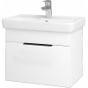 Dreja Umývadlová skrinka SOLO SZZ 55 - N01 Biela lesk / Úchytka T07 / M01 Biela mat