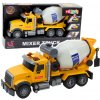 Nákladné auto miešačka betónu otočný bubon zvukové efekty