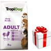 TROPIDOG Premium Adult Small Breeds s jahňacím mäsom a ryžou 8kg + prekvapenie pre vášho psa ZDARMA