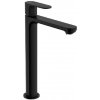 Hansgrohe Rebris S - Batéria na umývadlovú misu, s výpustom, CoolStart, matná čierna 72580670