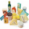 Leaf Toys Supermarket Grocery Set Tender potraviny citróny a sardinky