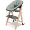 Moji Yippy + Newborn Unit 2024 Stone/Mint detská jedálenská stolička drevená