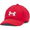 Čiapka Under Armour Boys' UA Blitzing Adjustable Cap - Červený (OSFM)