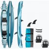 Nafukovací kajak pre 2 osoby SPINERA Molveno 430 teal/white/grey